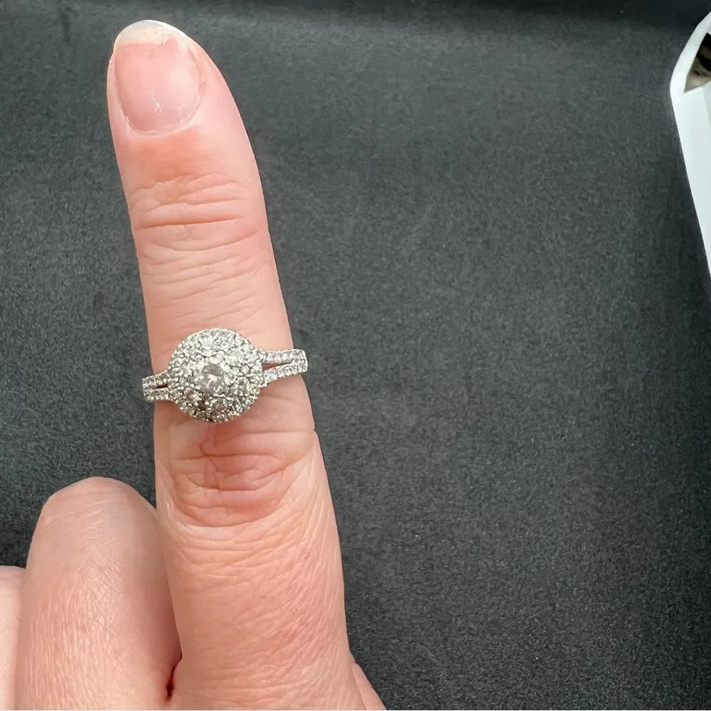 Engagement & Wedding Band Set, size 7